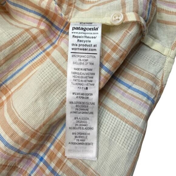 PATAGONIA Lightweight A/C Button-Down Women’s Shirt Size Small - Picture 5 of 6